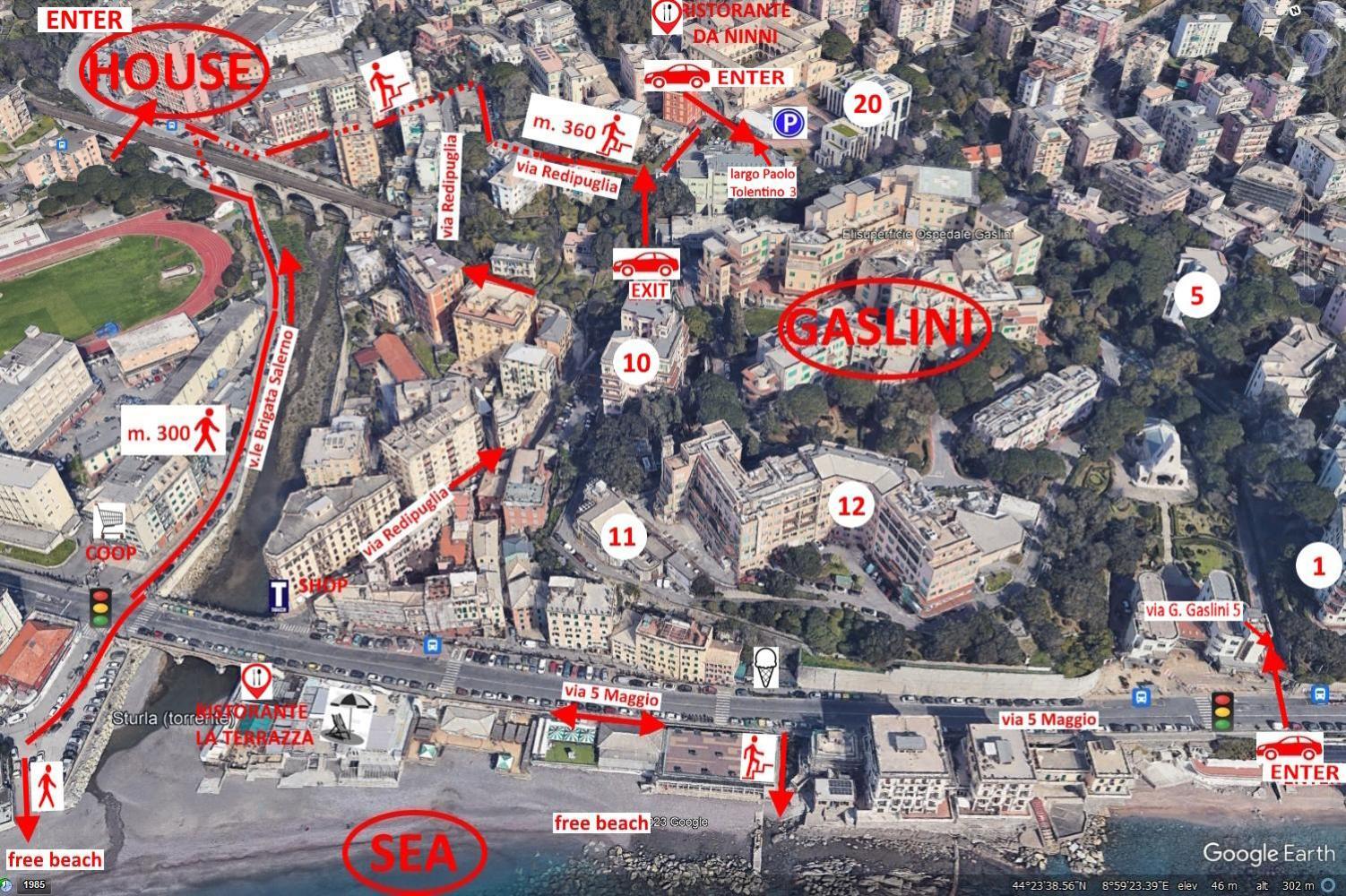 דירות ג'נובה Gaslini Sea House מראה חיצוני תמונה